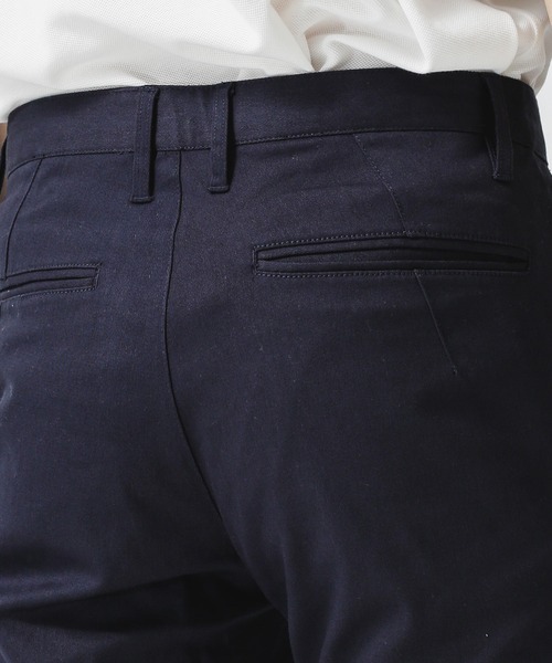 NANO universe(ナノユニバース)の「【WEB限定】ストレッチツイルアンクルテーパードチノ(チノパンツ・メンズ・ベージュ/ネイビー/ブラック・マルチサイズ)」の9枚目の写真