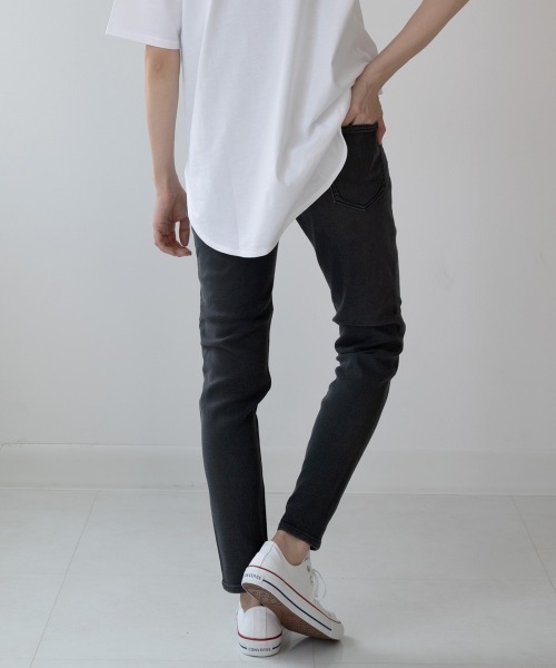 RUGGEDWORKS（ラゲッドワークス）の「スリムフィットデニムスキニー（その他パンツ・レディース・ブラック/サックスブルー/インディゴブルー・MEDIUM/LARGE/LL/3L）」の6枚目の写真
