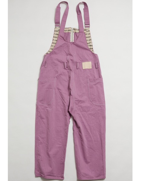 AlexanderLeeChang（アレキサンダーリーチャン）の「AlexanderLeeChang/アレキサンダーリーチャン OVERALLS 21 オーバーオール21 AC042106（サロペット/オーバーオール・メンズ・チャコールグレー/ベージュ/パープル・2/3）」の5枚目の写真