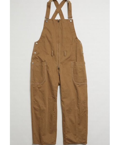 AlexanderLeeChang（アレキサンダーリーチャン）の「AlexanderLeeChang/アレキサンダーリーチャン OVERALLS 21 オーバーオール21 AC042106（サロペット/オーバーオール・メンズ・チャコールグレー/ベージュ/パープル・2/3）」の6枚目の写真