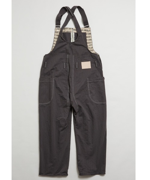 AlexanderLeeChang（アレキサンダーリーチャン）の「AlexanderLeeChang/アレキサンダーリーチャン OVERALLS 21 オーバーオール21 AC042106（サロペット/オーバーオール・メンズ・チャコールグレー/ベージュ/パープル・2/3）」の9枚目の写真