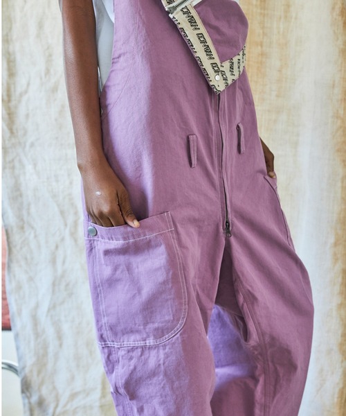 AlexanderLeeChang（アレキサンダーリーチャン）の「AlexanderLeeChang/アレキサンダーリーチャン OVERALLS 21 オーバーオール21 AC042106（サロペット/オーバーオール・メンズ・チャコールグレー/ベージュ/パープル・2/3）」の14枚目の写真