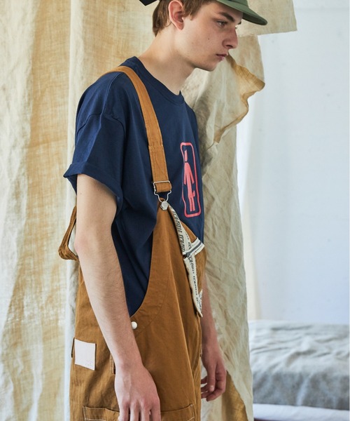 AlexanderLeeChang（アレキサンダーリーチャン）の「AlexanderLeeChang/アレキサンダーリーチャン OVERALLS 21 オーバーオール21 AC042106（サロペット/オーバーオール・メンズ・チャコールグレー/ベージュ/パープル・2/3）」の19枚目の写真