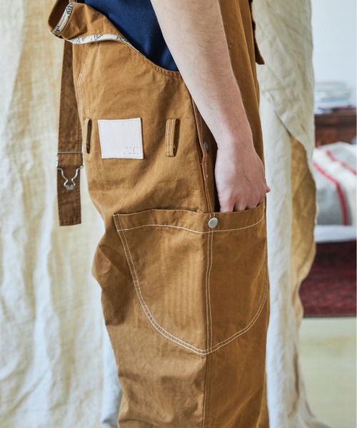 AlexanderLeeChang（アレキサンダーリーチャン）の「AlexanderLeeChang/アレキサンダーリーチャン OVERALLS 21 オーバーオール21 AC042106（サロペット/オーバーオール・メンズ・チャコールグレー/ベージュ/パープル・2/3）」の20枚目の写真