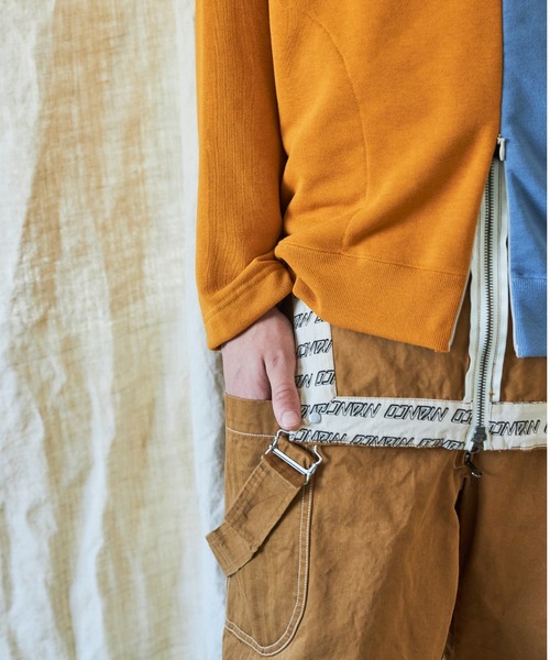 AlexanderLeeChang（アレキサンダーリーチャン）の「AlexanderLeeChang/アレキサンダーリーチャン OVERALLS 21 オーバーオール21 AC042106（サロペット/オーバーオール・メンズ・チャコールグレー/ベージュ/パープル・2/3）」の22枚目の写真