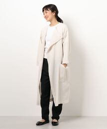 Plantation | ラックスcrepe / コート / L-line(チェスターコート)