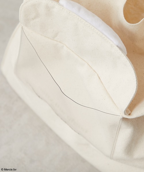 Miffy（ ミッフィー）の「miffyフラップポケット付トート（トートバッグ・レディース・ブラック/オフホワイト・FREE）」の15枚目の写真