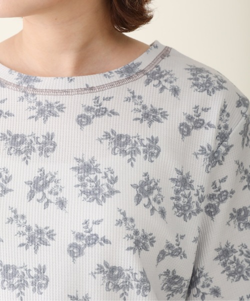 sakishimatokyo（サキシマトーキョー）の「【ZOZO限定】サキシマamp「レトロボタニカル柄配色TEE」（Tシャツ/カットソー・レディース・ブラック/ベージュ/グレー/オフホワイト/グリーン・FREE）」の3枚目の写真