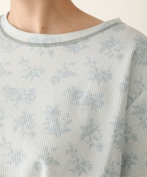 sakishimatokyo（サキシマトーキョー）の「【ZOZO限定】サキシマamp「レトロボタニカル柄配色TEE」（Tシャツ/カットソー・レディース・ブラック/ベージュ/グレー/オフホワイト/グリーン・FREE）」の8枚目の写真