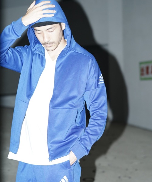 adidas（アディダス）の「【adidas combat sports】アディダスコンバットスポーツ　トラックジャケット/フーディー/ジャージ/長袖/フード（ジャージ・メンズ・ホワイト/イエロー/ブルー・S/XL/L/M）」の15枚目の写真