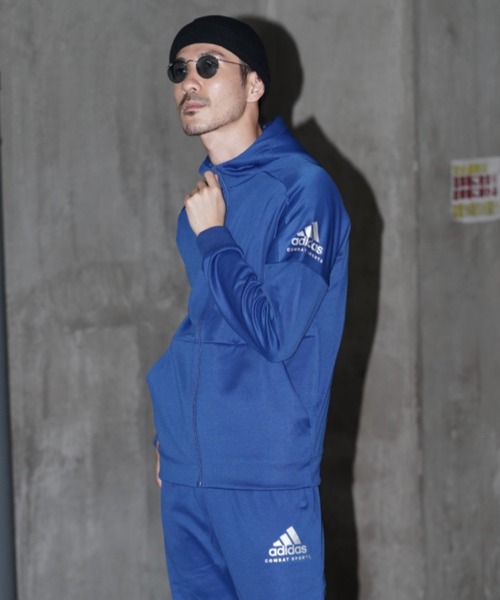 adidas（アディダス）の「【adidas combat sports】アディダスコンバットスポーツ　トラックジャケット/フーディー/ジャージ/長袖/フード（ジャージ・メンズ・ホワイト/イエロー/ブルー・S/XL/L/M）」の17枚目の写真