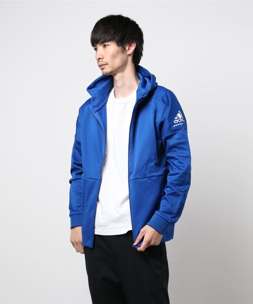 adidas（アディダス）の「【adidas combat sports】アディダスコンバットスポーツ　トラックジャケット/フーディー/ジャージ/長袖/フード（ジャージ・メンズ・ホワイト/イエロー/ブルー・S/XL/L/M）」の8枚目の写真