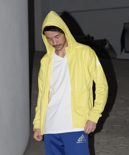 adidas（アディダス）の「【adidas combat sports】アディダスコンバットスポーツ　トラックジャケット/フーディー/ジャージ/長袖/フード（ジャージ・メンズ・ホワイト/イエロー/ブルー・S/XL/L/M）」の12枚目の写真