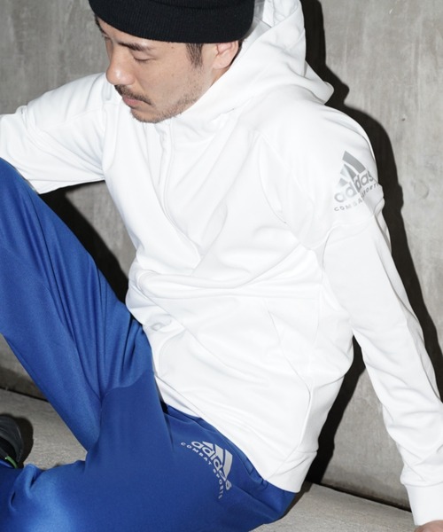 adidas（アディダス）の「【adidas combat sports】アディダスコンバットスポーツ　トラックジャケット/フーディー/ジャージ/長袖/フード（ジャージ・メンズ・ホワイト/イエロー/ブルー・S/XL/L/M）」の10枚目の写真