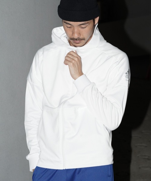 adidas（アディダス）の「【adidas combat sports】アディダスコンバットスポーツ　トラックジャケット/フーディー/ジャージ/長袖/フード（ジャージ・メンズ・ホワイト/イエロー/ブルー・S/XL/L/M）」の9枚目の写真