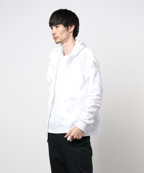 adidas（アディダス）の「【adidas combat sports】アディダスコンバットスポーツ　トラックジャケット/フーディー/ジャージ/長袖/フード（ジャージ・メンズ・ホワイト/イエロー/ブルー・S/XL/L/M）」の6枚目の写真