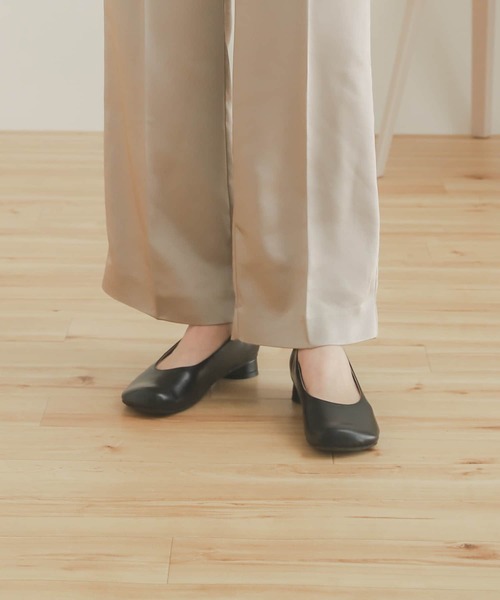 SENSE OF PLACE by URBAN RESEARCH（センスオブプレイスバイアーバンリサーチ）の「チャビートウパンプス（パンプス・レディース・ブラック/アイボリー/ベージュ・SMALL/LARGE/MEDIUM）」の5枚目の写真