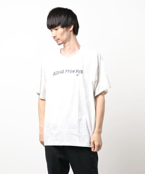 Piko(ピコ)の「【PIKO/ピコ】 プリントT゙シャツキングサイズ(ビッグサイズ) XXLーXXXL バックプリント(Tシャツ/カットソー・メンズ・オフホワイト/ネイビー/ブラック/エメラルド/アイボリー/ミント/ホワイト/ブルー系その他/オレンジ・XX-LARGE/XXX-LARGE)」の5枚目の写真