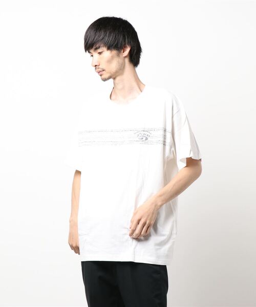 Piko(ピコ)の「【PIKO/ピコ】 プリントT゙シャツキングサイズ(ビッグサイズ) XXLーXXXL バックプリント(Tシャツ/カットソー・メンズ・オフホワイト/ネイビー/ブラック/エメラルド/アイボリー/ミント/ホワイト/ブルー系その他/オレンジ・XX-LARGE/XXX-LARGE)」の2枚目の写真