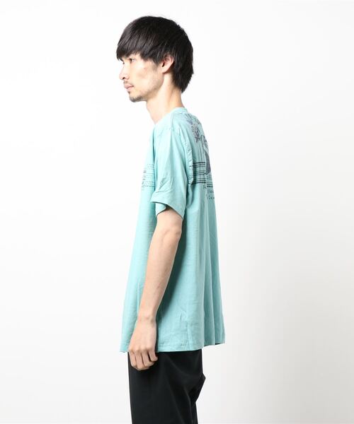 Piko(ピコ)の「【PIKO/ピコ】 プリントT゙シャツキングサイズ(ビッグサイズ) XXLーXXXL バックプリント(Tシャツ/カットソー・メンズ・オフホワイト/ネイビー/ブラック/エメラルド/アイボリー/ミント/ホワイト/ブルー系その他/オレンジ・XX-LARGE/XXX-LARGE)」の10枚目の写真