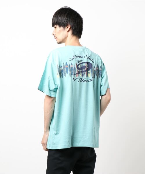 Piko(ピコ)の「【PIKO/ピコ】 プリントT゙シャツキングサイズ(ビッグサイズ) XXLーXXXL バックプリント(Tシャツ/カットソー・メンズ・オフホワイト/ネイビー/ブラック/エメラルド/アイボリー/ミント/ホワイト/ブルー系その他/オレンジ・XX-LARGE/XXX-LARGE)」の17枚目の写真