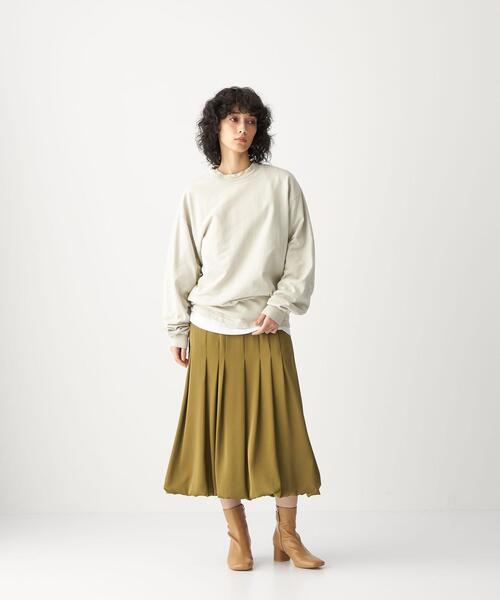 CITEN(シテン)の「<CITEN(シテン)> サテン バルーン スカート(スカート・レディース・クリーム/コバルトブルー/オリーブ・FREE)」の22枚目の写真