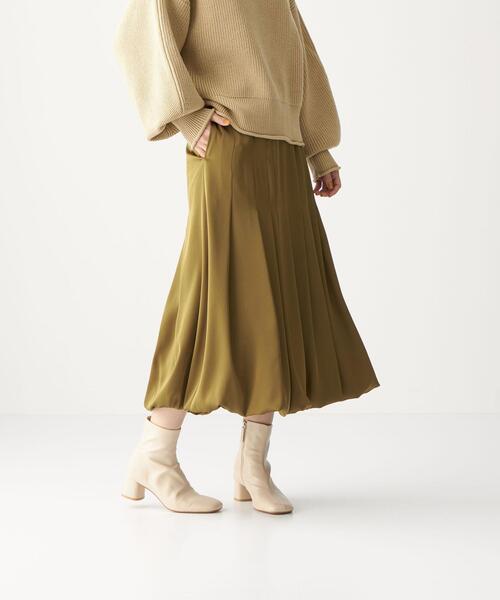 CITEN(シテン)の「<CITEN(シテン)> サテン バルーン スカート(スカート・レディース・クリーム/コバルトブルー/オリーブ・FREE)」の15枚目の写真