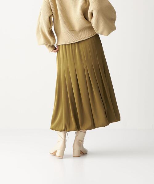 CITEN(シテン)の「<CITEN(シテン)> サテン バルーン スカート(スカート・レディース・クリーム/コバルトブルー/オリーブ・FREE)」の10枚目の写真