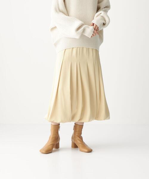 CITEN(シテン)の「<CITEN(シテン)> サテン バルーン スカート(スカート・レディース・クリーム/コバルトブルー/オリーブ・FREE)」の13枚目の写真