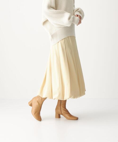 CITEN(シテン)の「<CITEN(シテン)> サテン バルーン スカート(スカート・レディース・クリーム/コバルトブルー/オリーブ・FREE)」の11枚目の写真