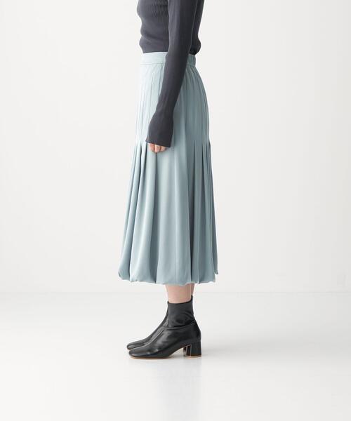 CITEN(シテン)の「<CITEN(シテン)> サテン バルーン スカート(スカート・レディース・クリーム/コバルトブルー/オリーブ・FREE)」の14枚目の写真