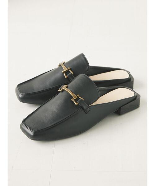 CRAFT STANDARD BOUTIQUE（クラフトスタンダードブティック）の「オーバーヒールビットローファーミュール　＊（ローファー・レディース・ブラック/ブラウン・M/L）」の7枚目の写真