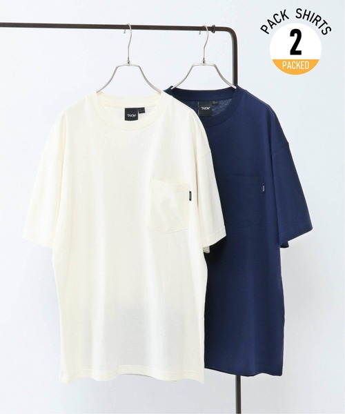 TAION(タイオン)の「TAION 2PACK-T(Tシャツ/カットソー・メンズ・ブラック/グレー/ホワイト/ネイビー・L/M/XL/S)」の4枚目の写真