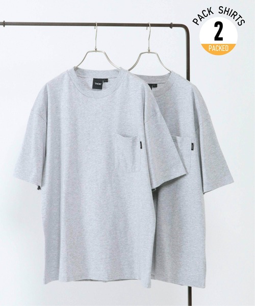 TAION(タイオン)の「TAION 2PACK-T(Tシャツ/カットソー・メンズ・ブラック/グレー/ホワイト/ネイビー・L/M/XL/S)」の3枚目の写真