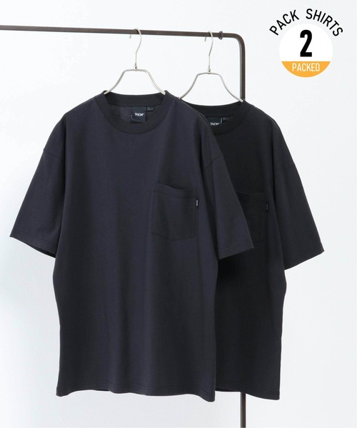 TAION(タイオン)の「TAION 2PACK-T(Tシャツ/カットソー・メンズ・ブラック/グレー/ホワイト/ネイビー・L/M/XL/S)」の2枚目の写真
