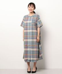 Samansa Mos2 | 【クールコットン】柄アソートワンピース(ワンピース)