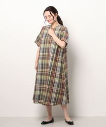 Samansa Mos2 | 【クールコットン】柄アソートワンピース(ワンピース)