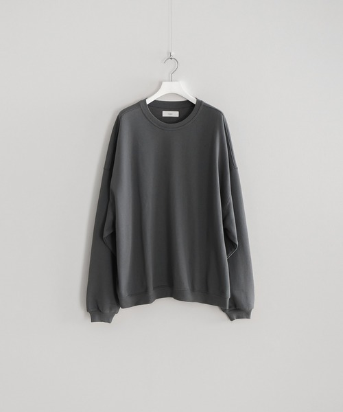 remer（リメール）の「loose basic sweat/ルーズベーシックスウェット（スウェット・メンズ・ライトグレー/ブラック/カーキ/ブルーグレー/チャコールグレー・SMALL/MEDIUM/LARGE）」の5枚目の写真