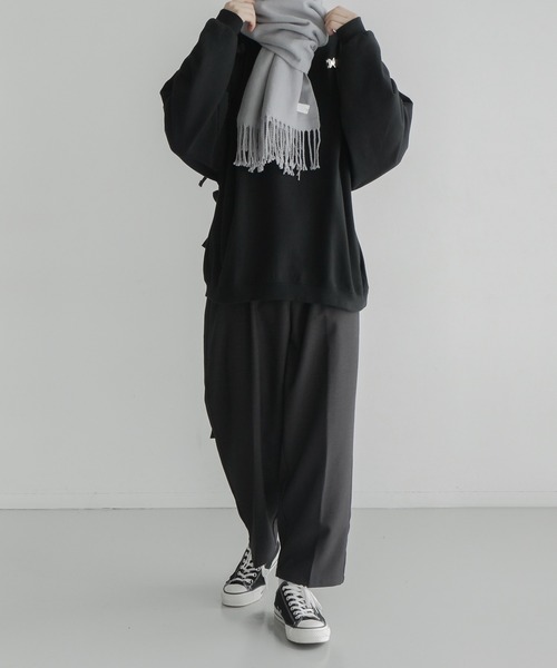 remer（リメール）の「loose basic sweat/ルーズベーシックスウェット（スウェット・メンズ・ライトグレー/ブラック/カーキ/ブルーグレー/チャコールグレー・SMALL/MEDIUM/LARGE）」の21枚目の写真