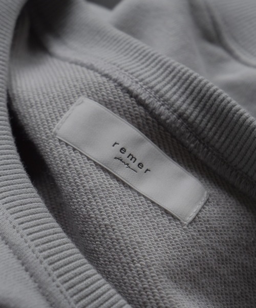 remer（リメール）の「loose basic sweat/ルーズベーシックスウェット（スウェット・メンズ・ライトグレー/ブラック/カーキ/ブルーグレー/チャコールグレー・SMALL/MEDIUM/LARGE）」の15枚目の写真