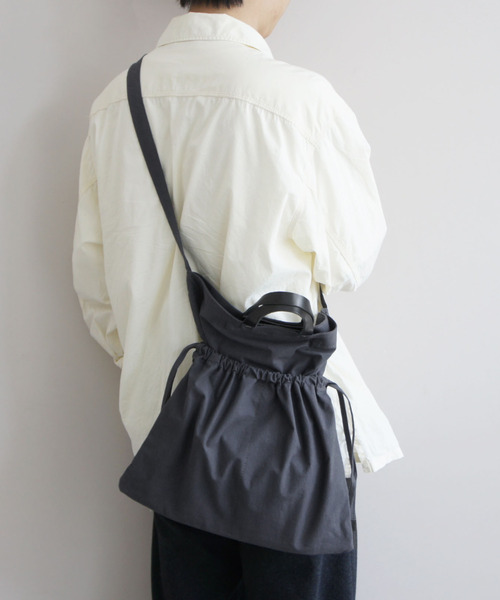TIDEWAY（タイドウェイ）の「BAFU 2WAY TOTE/ショルダー TYP/S（ショルダーバッグ・レディース・ブラック/その他/ブラック×ブラック/ベージュ・FREE）」の3枚目の写真