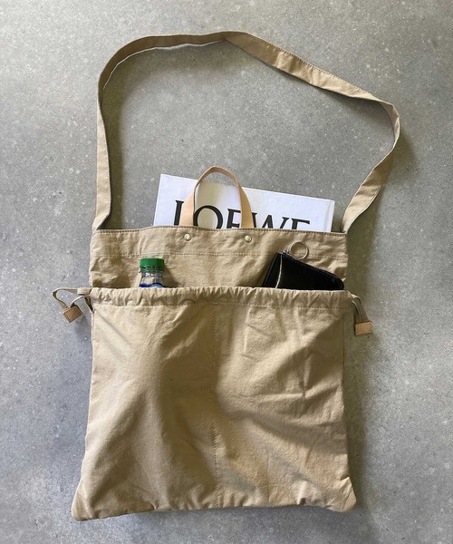 TIDEWAY（タイドウェイ）の「BAFU 2WAY TOTE/ショルダー TYP/S（ショルダーバッグ・レディース・ブラック/その他/ブラック×ブラック/ベージュ・FREE）」の9枚目の写真