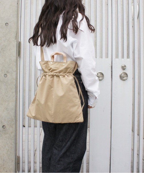 TIDEWAY（タイドウェイ）の「BAFU 2WAY TOTE/ショルダー TYP/S（ショルダーバッグ・レディース・ブラック/その他/ブラック×ブラック/ベージュ・FREE）」の22枚目の写真