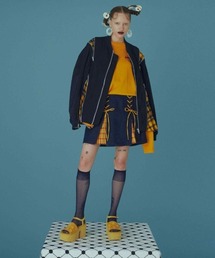 Candy Stripper | LACE UP SLIT PATTERN スカート(スカート)