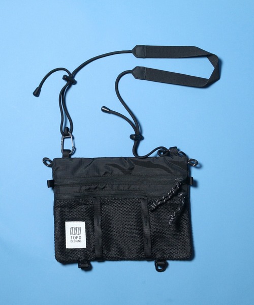 TOPO DESIGNS（トポデザインズ）の「MOUNTAIN ACCESSRY BAG（ショルダーバッグ・メンズ・ブラック/オリーブ/カーキ/ブルー・FREE）」の3枚目の写真