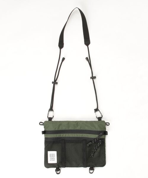 TOPO DESIGNS（トポデザインズ）の「MOUNTAIN ACCESSRY BAG（ショルダーバッグ・メンズ・ブラック/オリーブ/カーキ/ブルー・FREE）」の7枚目の写真