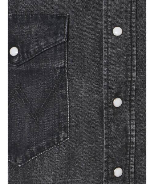 Ungrid（アングリッド）の「Wrangler別注 リメイクデニムシャツ（シャツ/ブラウス・レディース・ブラック/ブルー・FREE）」の22枚目の写真