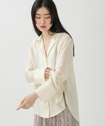 ALAND | 3.3Field Trip／OPENカラー長袖シャツ　2956697(シャツ/ブラウス)