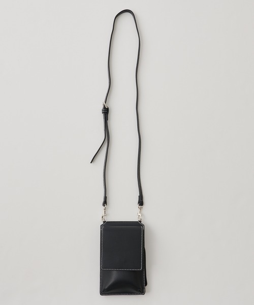 COLONY 2139（コロニートゥーワンスリーナイン）の「フラップ付きスマホショルダー（ショルダーバッグ・レディース・ブラック/モカ・FREE）」の8枚目の写真