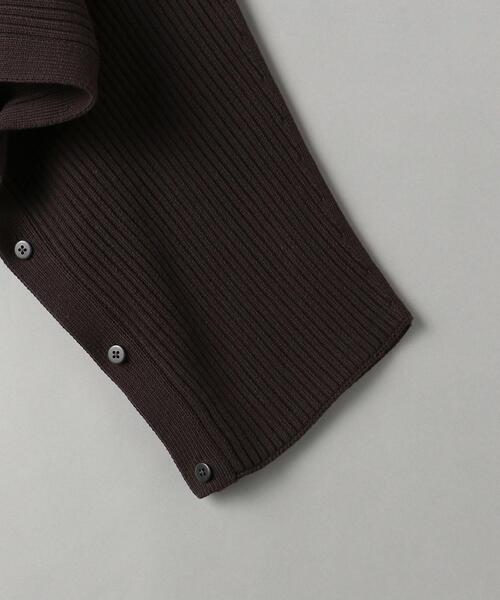 BEAUTY&YOUTH UNITED ARROWS(ビューティーアンドユースユナイテッドアローズ)の「BY リブニットベスト -2WAY/ウォッシャブル-(ベスト・レディース・ダークブラウン/オフホワイト/オレンジ系その他・FREE)」の7枚目の写真